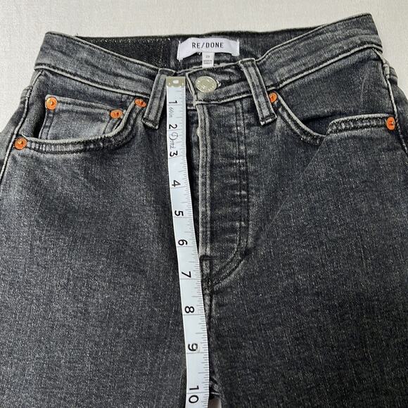 Re/Done 90’s Ultra High Rise Ankle Crop Denim Jeans Size 23 NWT - Picture 8 of 11